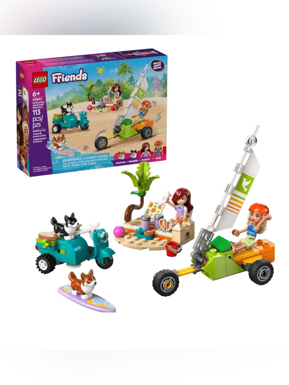 LEGO Friends #42641
Surfing Dogs and Scooter Adventure